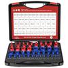 50pcs Nut And Bolt Thread Gauge Set Inch Metric Nut Identifier For Accurate SAE And Metric Measurements In Narrow Areas