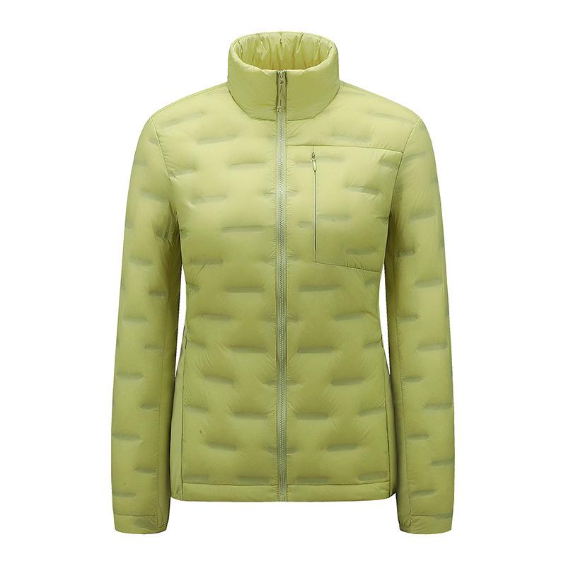 Leichte Daunenjacke für Damen und Herren mit Stehkragen für den Winter - Weiße Entendaune, Modischer Lässiger Warmer Mantel