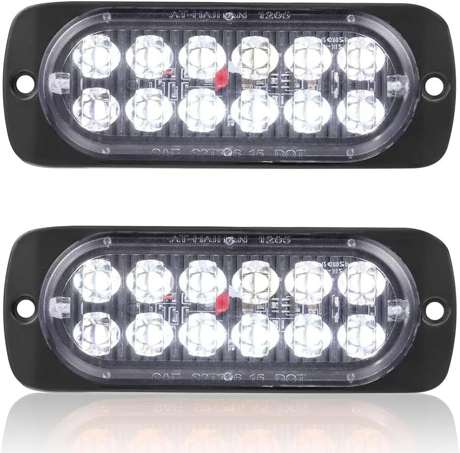 

Упаковка из 2 алюминиевых корпусов, красные светодиодные фонари для прицепа, стоп-сигналы, поворотники, водонепроницаемые, совместимые с DOT, для поверхностного монтажа, для грузовика, тягача, автофургона One Size