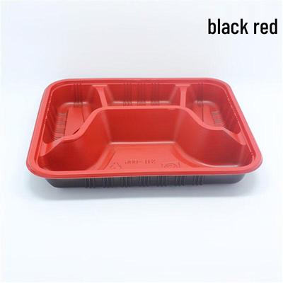 Disposable 4-Compartment Food Container