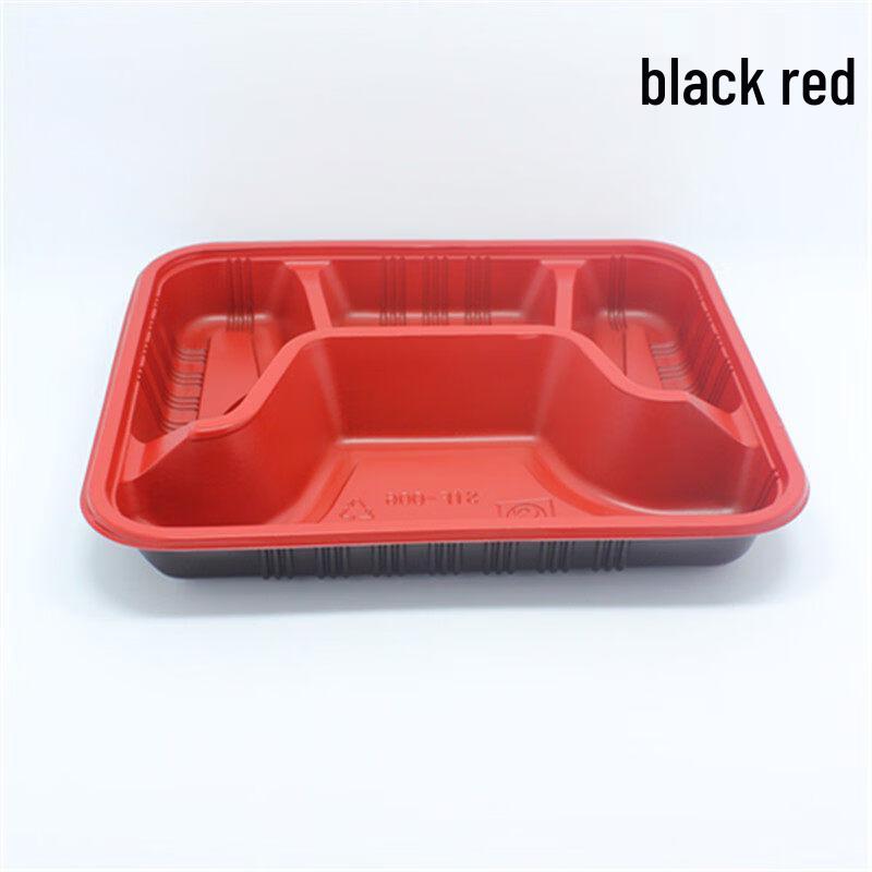 Disposable 4-Compartment Food Container