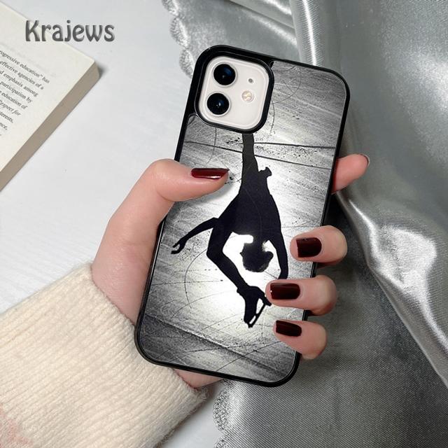 Figure Skating Dance Sport soft Phone Case Cover For iPhone 17 Air 16 15 14 plus 12 13 pro max coque Fundas