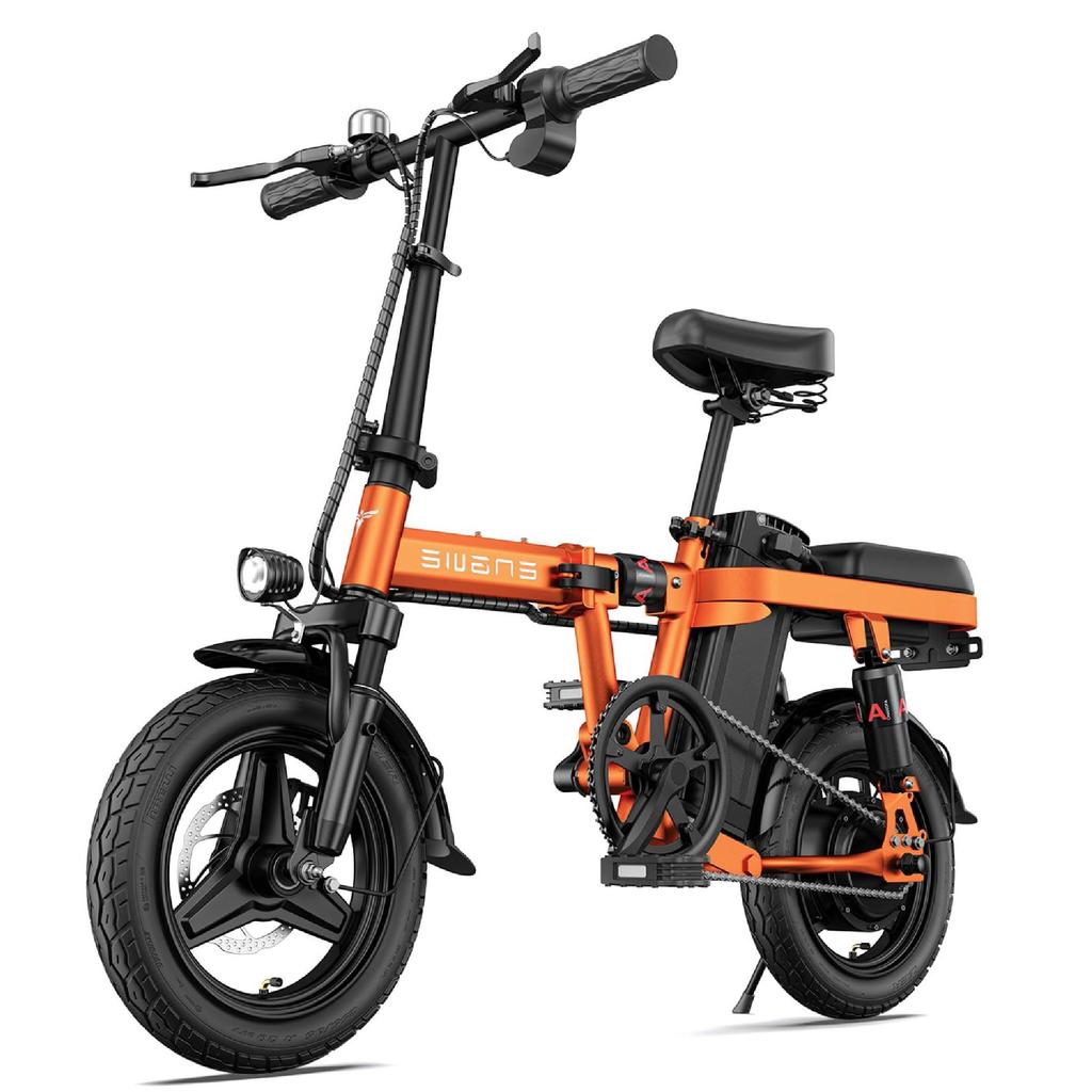 ENGWE T14 Electric Bicycle 250W Motor, 48V 10Ah Battery, 14*2.125 Inch Tyres, 30-40KM Range Foldable E-BIke