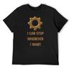 Factorio I Can Stop Whenever I Want T-Shirt Vintage Anime Shirt Summer Tops Plain Men's Clothing