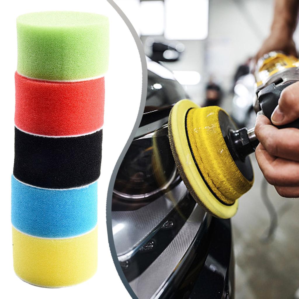 Polierpad Flach 50mm/2" Autoteile Polierpads Autozubehör Autowachs Polierset Ersatzwerkzeug Nagelneu