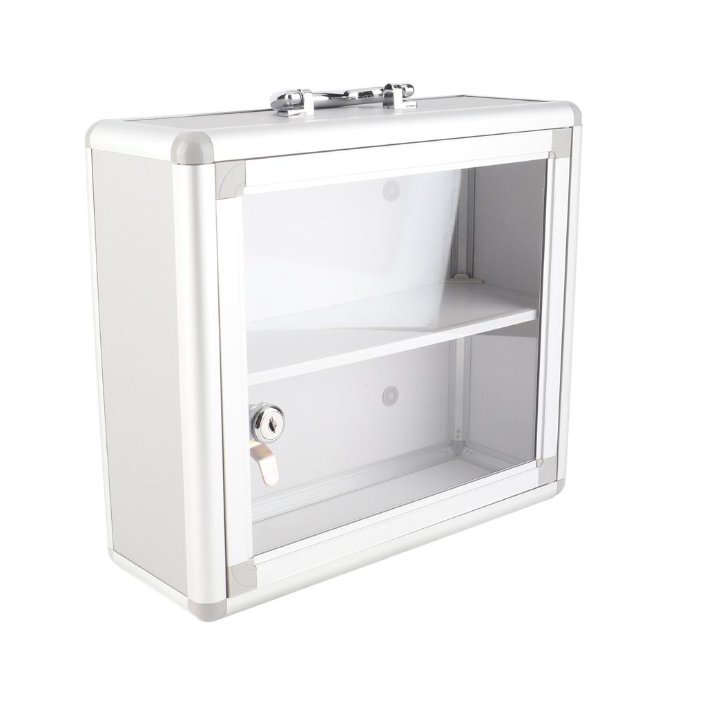 Aluminum Alloy First Aid Kit Wall Mounted Medicine Box Portable First Aid Case