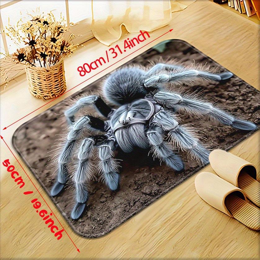 Cross-Border Terror Spider Floor Mat: Water-Absorbent Bathroom Mat & Entryway Decoration