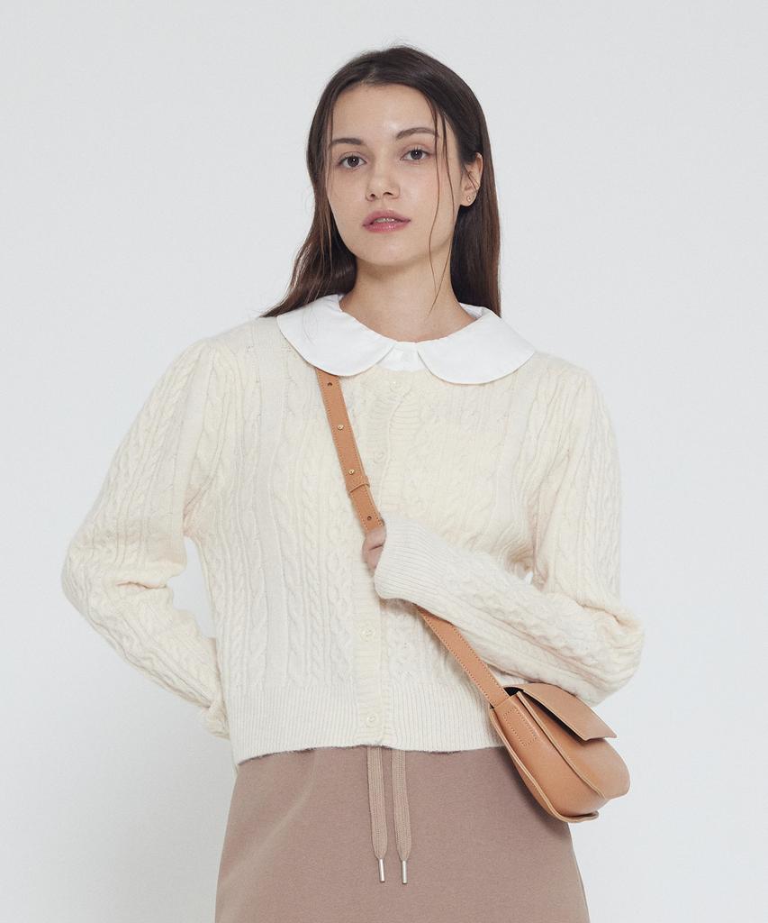 Cargobros For Woman Circle Mini Crossbody Bag (Beige)