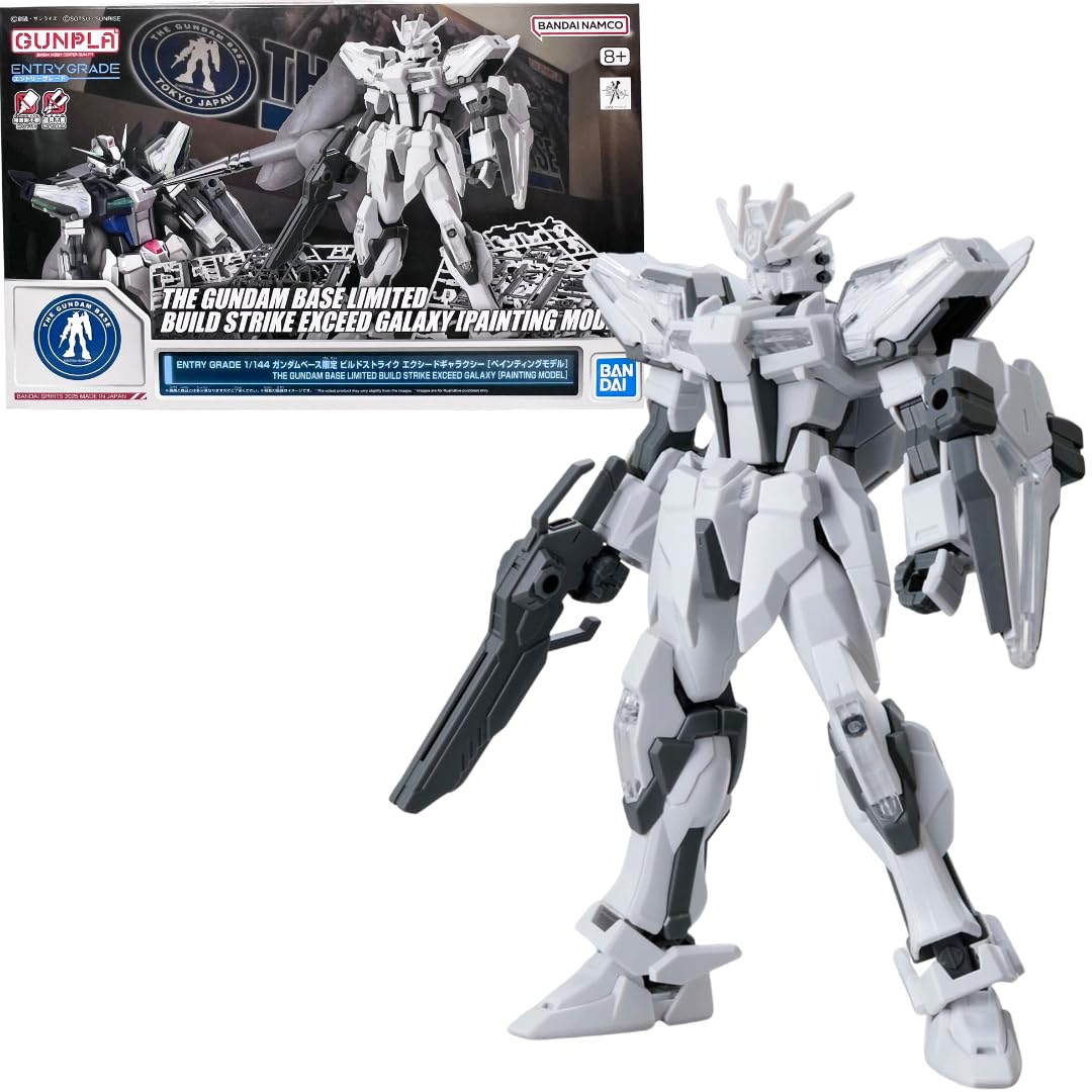 BANDAI SPIRITS ENTRY GRADE Gundam Base Limited Build Strike Exceed Galaxy Scale Plastic Model [Painting Model] 1/144 Pre-Colored белый