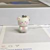 Decoración de Osito Lindo y Peludo Regalos Amantes de los Osos Mujeres Niñas Llavero de Oso Kawaii Llavero de Oso Lindo