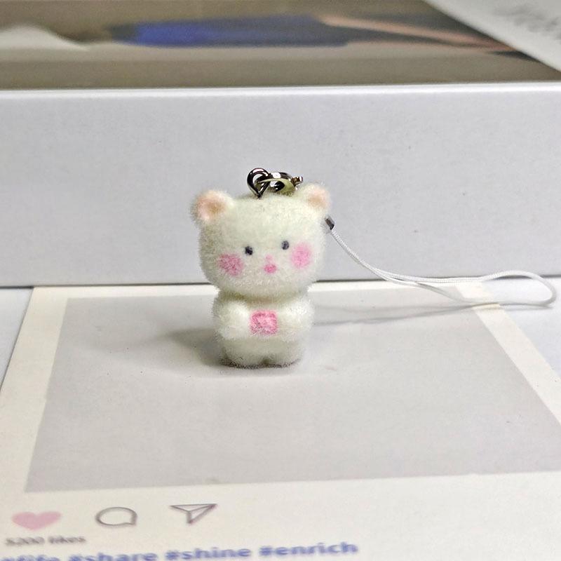Decoración de Osito Lindo y Peludo Regalos Amantes de los Osos Mujeres Niñas Llavero de Oso Kawaii Llavero de Oso Lindo