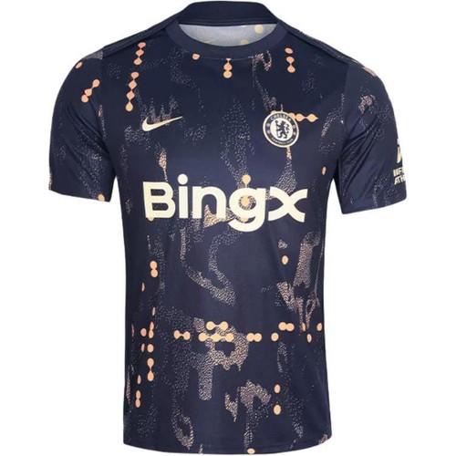 

Nike Chelsea Breathable Crew Neck Short Sleeve Football Shirt HJ2502-452 M синий