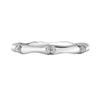 Luxury Bamboo Design Moissanite Ring S925 Sterling Silver Elegant Couple Rings for Wedding Engagement Minimalist Matching Rings