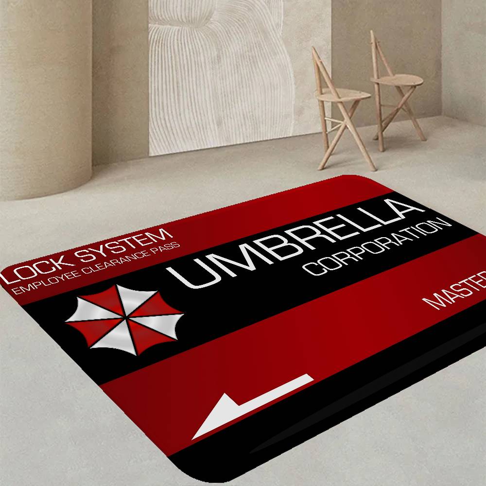 Game R-Resident E-Evil Entrance Door Mat Washable Non-Slip Living Room Sofa Chairs Area Mat Kitchen Welcome Doormat