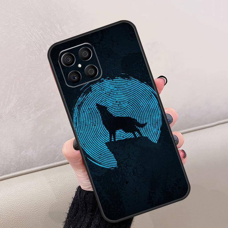 

art волк черный Для Honor Magic 7 6 5 8 Pro Чехол Для Honor 200 Lite 400 70 50 X8c X8b X9a X9b X9c X9d Win RT Honor X9d