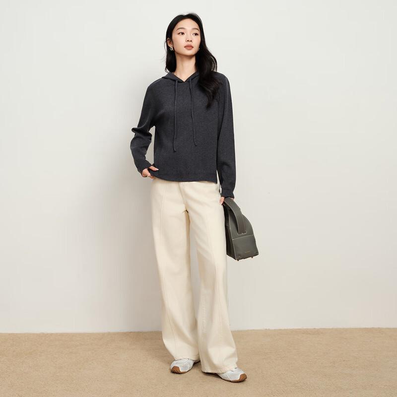 Elva' Island Women's Hooded Knit Sweater