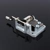 18-Tone Handmade Music Box DIY Music Box Edelweiss Mechanical Movement Children's Hand-Crank Music Box Reliable Mechanical Structure Easy Operation