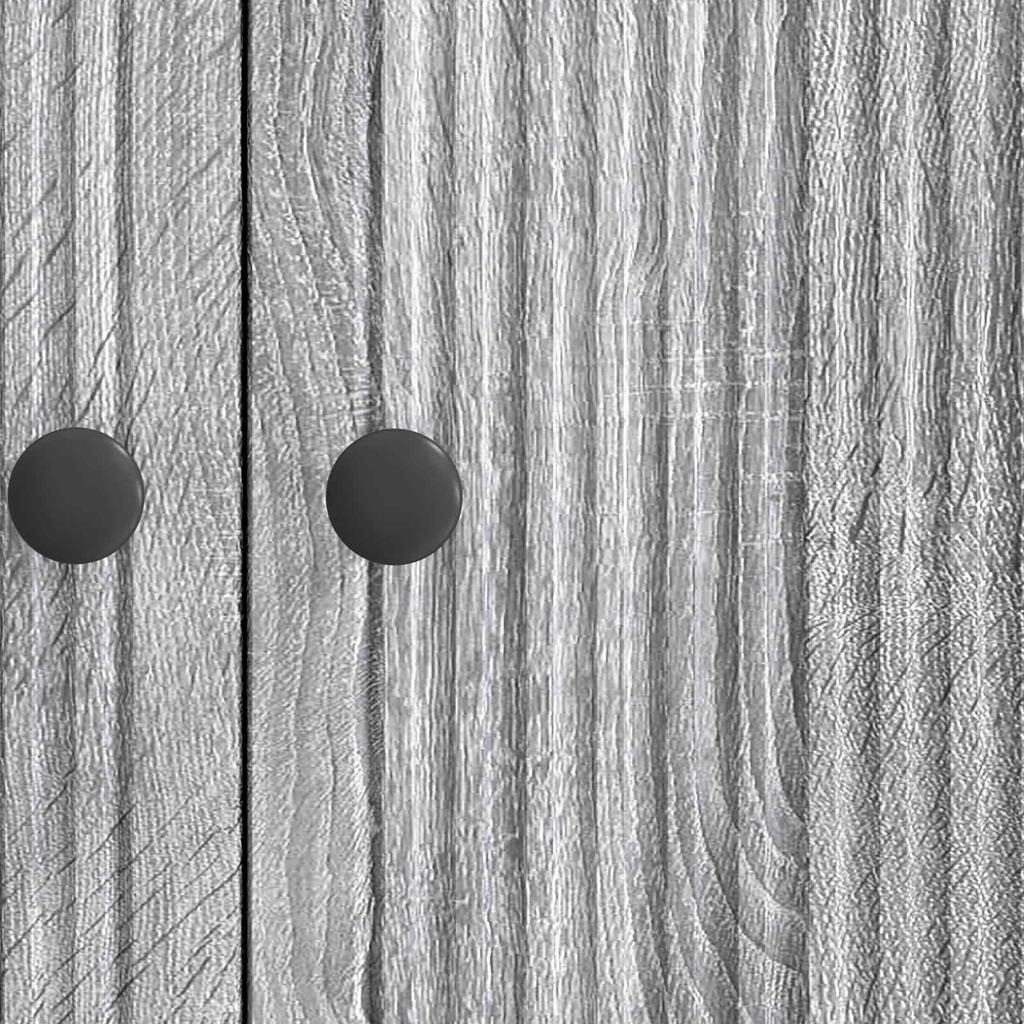 Sideboard Grey Sonoma 66 x 34.5 x 90 cm Particle Board