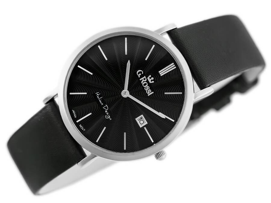 Zegarek Męski G. Rossi - 10853A - Slim (Zg184C)  + Box