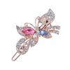 Fashion Women Butterfly Shape Rhinestones Inlaid Hair Clip Hairpin Headwear