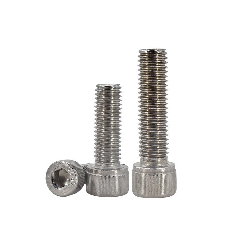 Yigu Yigu 304 Stainless Steel Reverse Thread Knurled Hex Socket Cup Head M6-M12 Screws