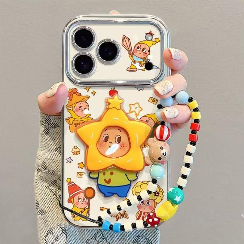 Star People Stand Compatible with Apple 17 Pro Max Phone Case 16 Full Coverage Redmi Xiaomi 15 Phone Case Soft Full Coverage