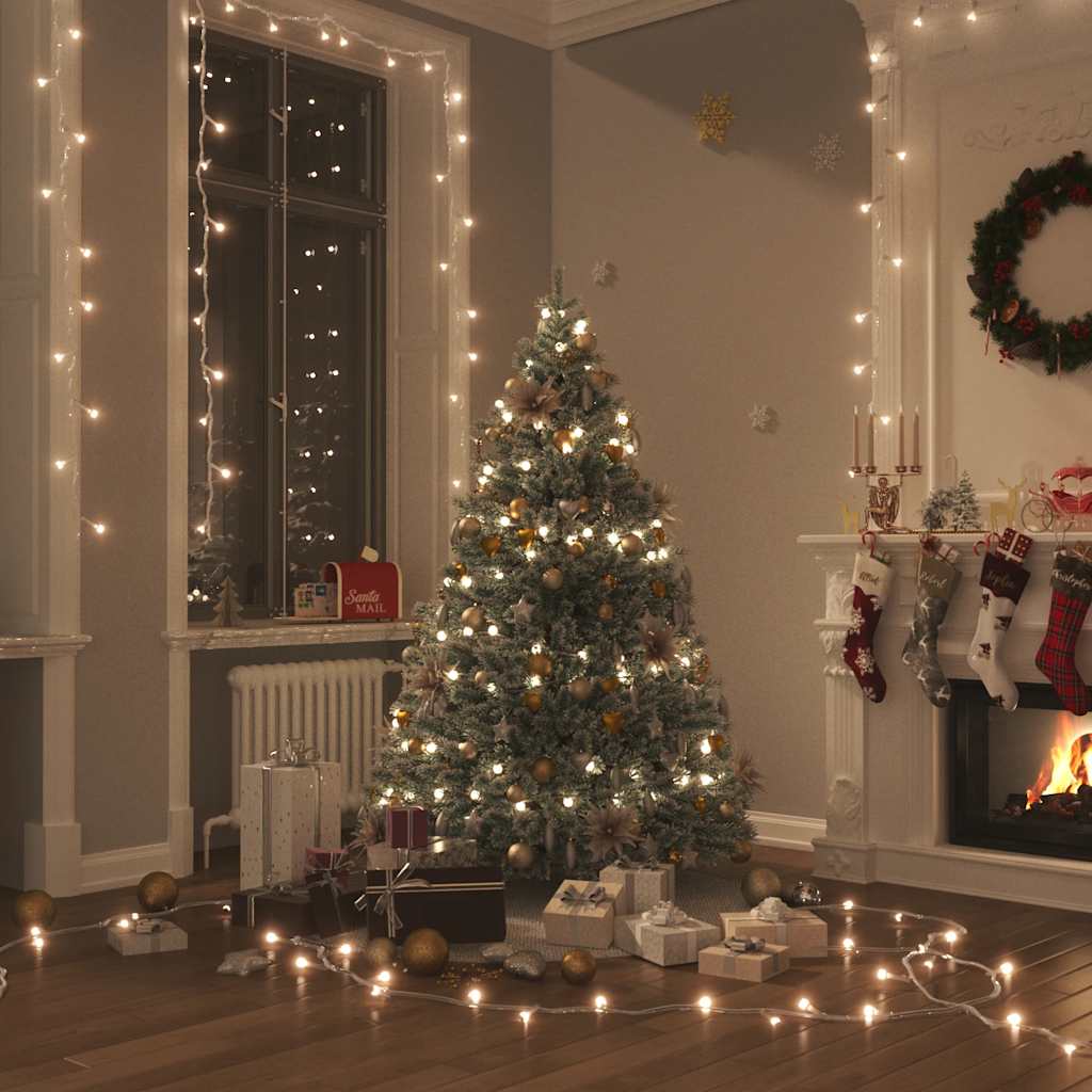 LED String Light with 150 Warm White LEDs 15 m PVC