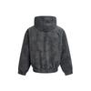 Herren American Retro Patchwork Stehkragen Baumwolljacke - Dick, Warm, Trendy, Lockerer Schnitt mit Kapuze.
