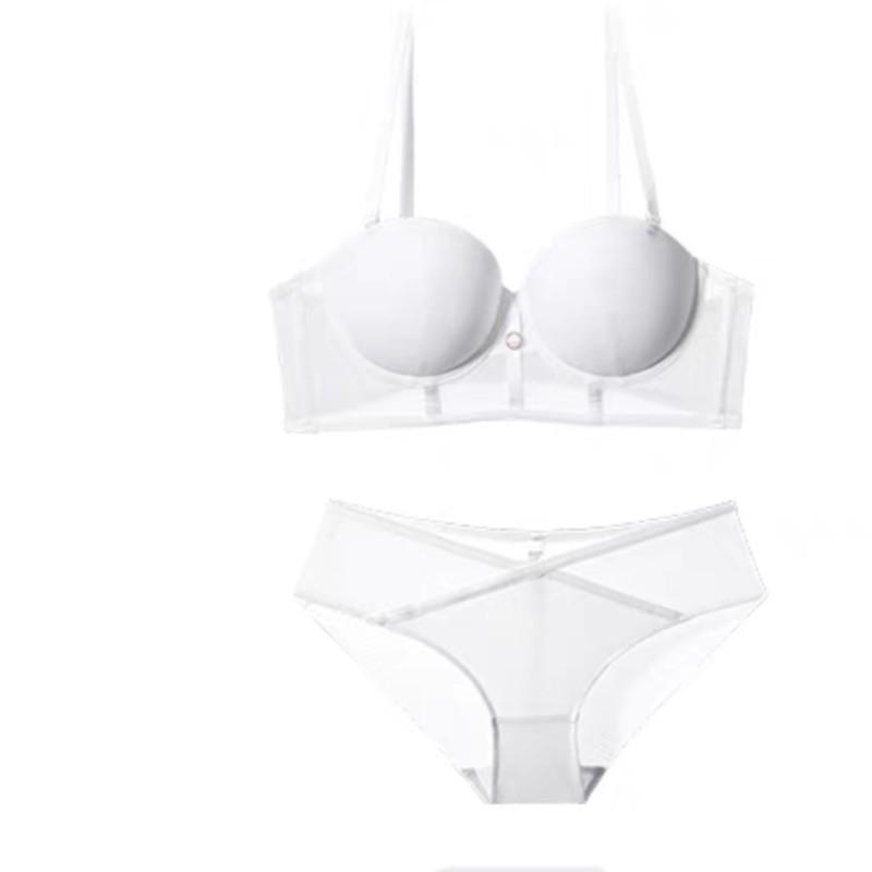 

Sexy contrasting women s underwear women s small breasts gather large size underwear close sub-breasts anti-sagging bra 75B білий
