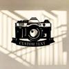 Vintage Metal Tin Sign Personalized Camera Wall Decor Farmhouse Art for Living Room Office