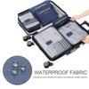 6 PCS Travel Storage Bag Set for Clothes Tidy Organizer Wardrobe Suitcase Pouch Travel Organizer Bag Case Shoes Packing Cube Bag