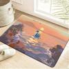 Pokemon Lucario & Sylveon Print Non-Slip Floor Mat Doormat