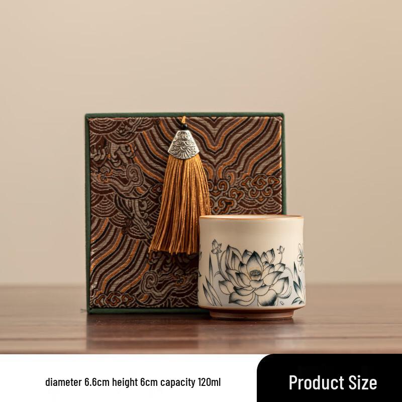 Duoli Ru Kiln Lotus Gongfu Teacup