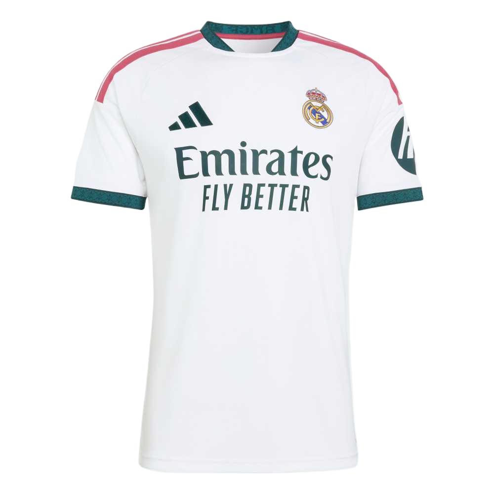 Men's Adidas Real Madrid Soccer Jerseys Men's White Crew Neck Moderate