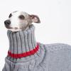 Italian Greyhound Clothes, Warm Sweater for Whippets, Dog Onesie, Two-Legged Turtleneck Warm Sweater for Small Medium Dogs (Small, Grey)