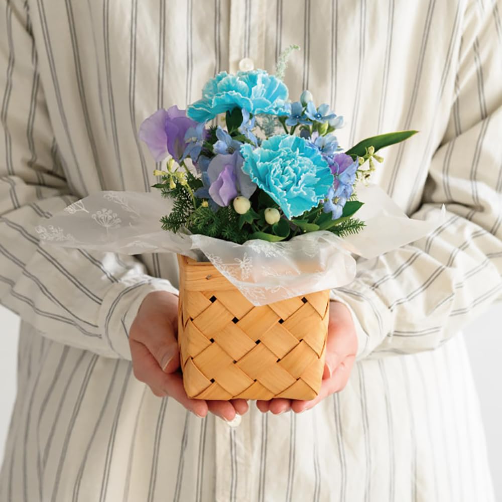 Heads Basket W110 X D110 X H105mm TS 6 Pieces Natural Wood Basket HEADS WQU-BKTS