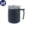 Travel Coffee Mug, Water Cups With Leak Proof Flip Cover, Handle, Double Layer Vacuum, Stainless