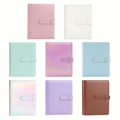 256 Pockets PU Leather Mini Album Solid Color Photo Album Fit for Fujifilm Instax Mini Film for 3 Inch Film& Small Pictures