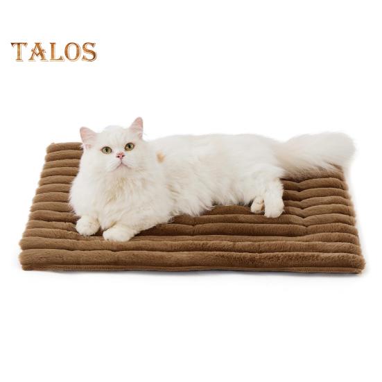 

Самонагревающийся коврик для кошки, самонагревающийся термоподстилка для маленьких домашних животных, моющийся коврик для кошек, для диких и домашних кошек и собак M коричневый