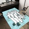 1PC ghosts Non-Slip Floor Carpet Compatible for Office&Living Room&Dining room - Flat-Weave Machine- Soft & Pattern-E252