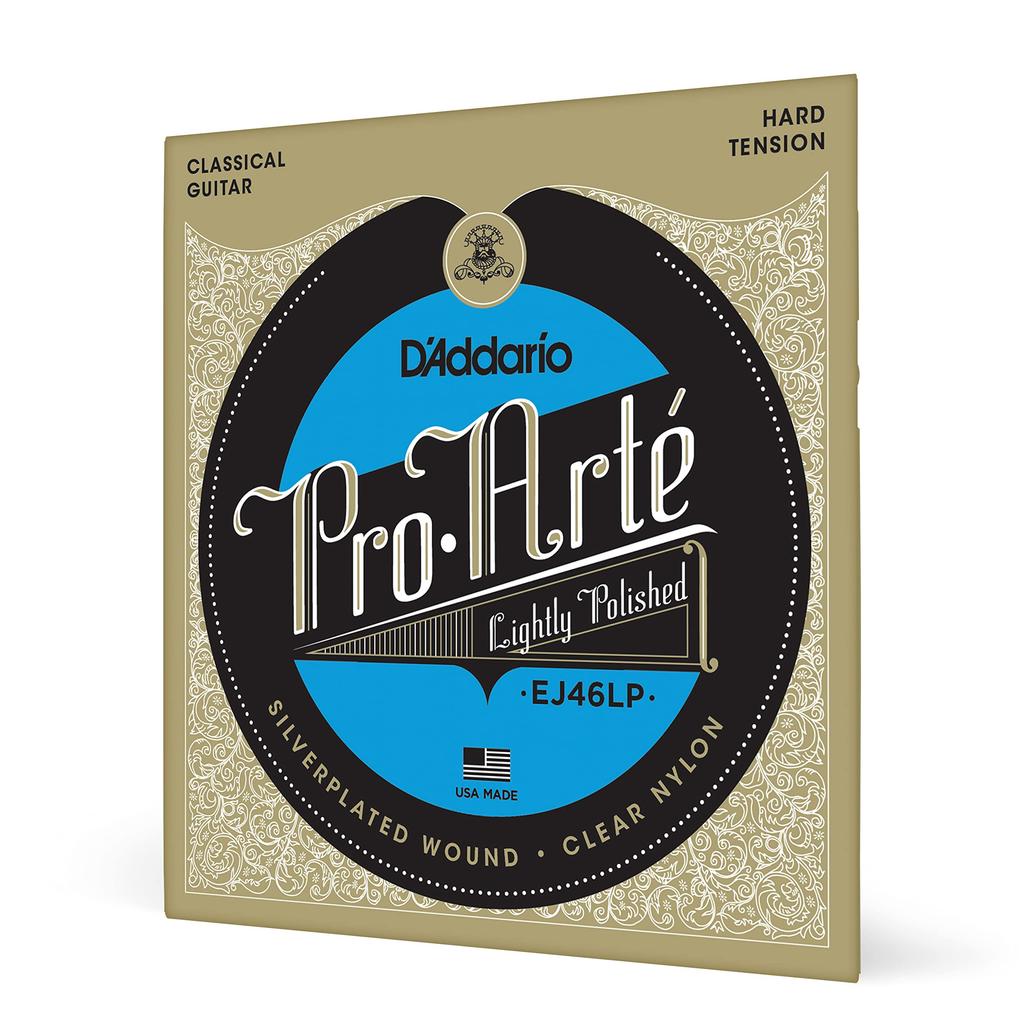 ProArte Classical Guitar Lightly Polished Silver EJ46LP D'Addario Strings, Hard,