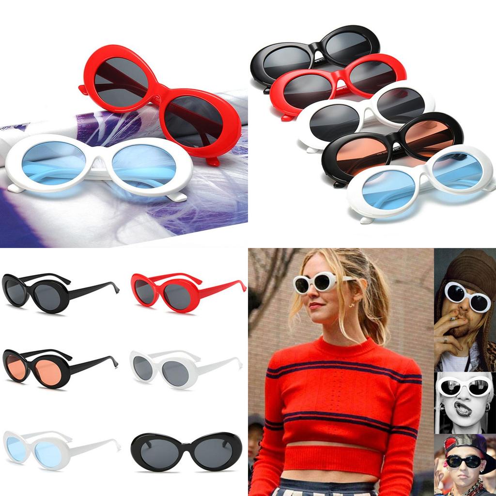Fashionable Unisex Vintage Style Oversized Sunglasses For Everyday Use