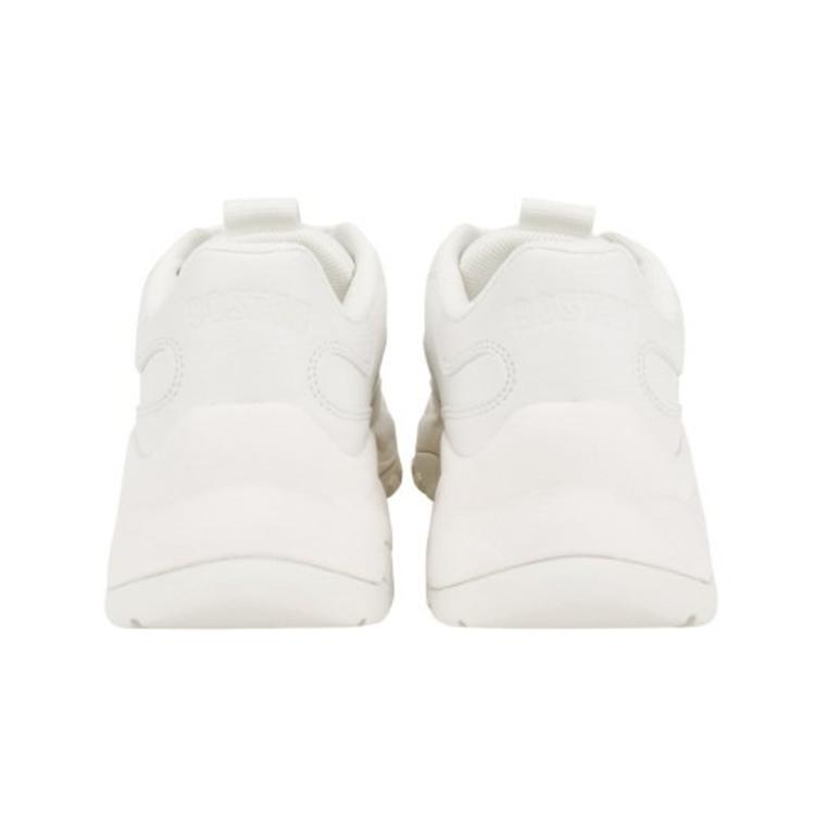 New MLB Big Ball Chunky Boston Red Sox Anti Slip Wear Resistant Low Top Chunky Sneakers Unisex White 32SHCC011-43W