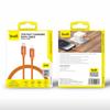 BUDI DC271TL15C 1.5m Type-C to Lightning Cable 27W Fast Charging Nylon Braided Data Cord