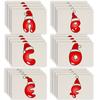 4/6/8Pcs Christmas Letter Placemat Table Placemats Modern Linen Placemats Durable Hand Washable Perfect for Parties & Home Decor