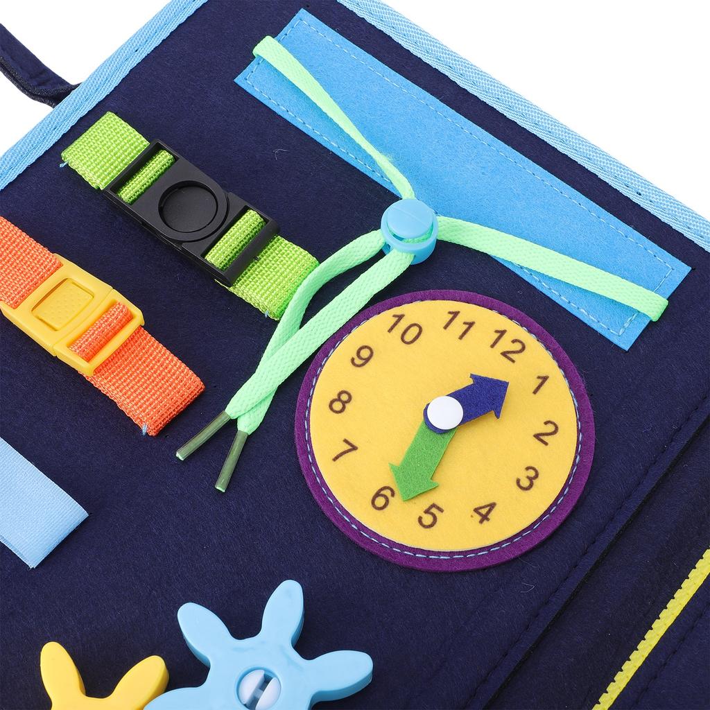 Felt Activity Book Educational Activity Developing Sensory Board Preschool Learning Toy for Boys Girls