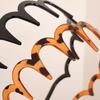 2Pcs Headband with Teeth Slip Resistant Wavy Plastic Hair Hoop Women Hairpiece Accessory For Festival Event Daily Use