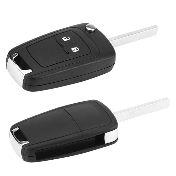 ARAMOX Key Shell 2-Button Folding Remote Case for Car Key for Vauxhall Opel Astra Insignia