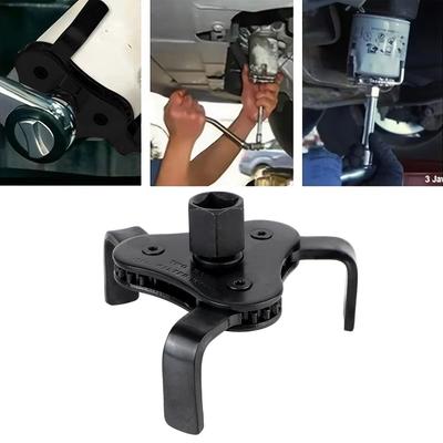 Chiave per filtro olio Universale Da 2-1/2 Pollici a 4.5 Pollici Accessori Auto Con 3 Griffe Chiave di Rimozione Smontaggio Regolabile Set Strumenti Chiave per Filtro Olio