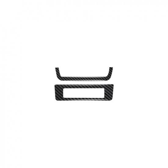 Carbon Fiber Auto Hold Seat Heat Button Panel Cover For Mazda 3 Axela -2024